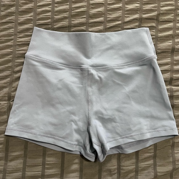 Bucked Up Pants - Chic High-Waisted blue Women's Shorts